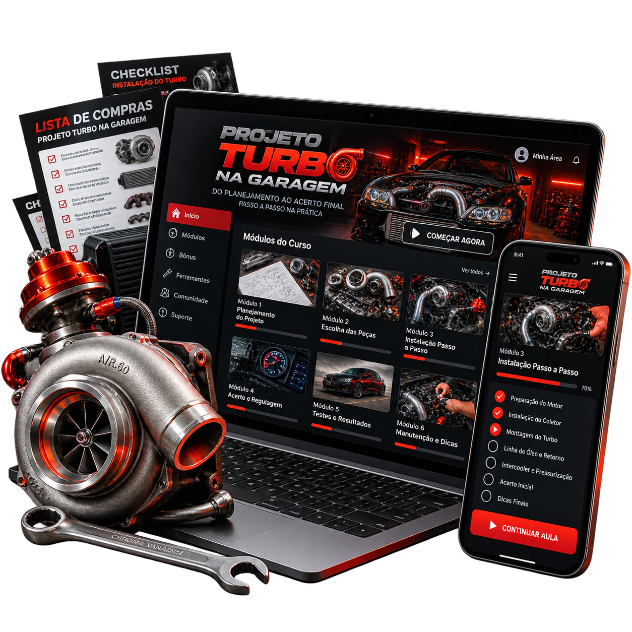 Projeto Turbo na Garagem - conteúdo completo