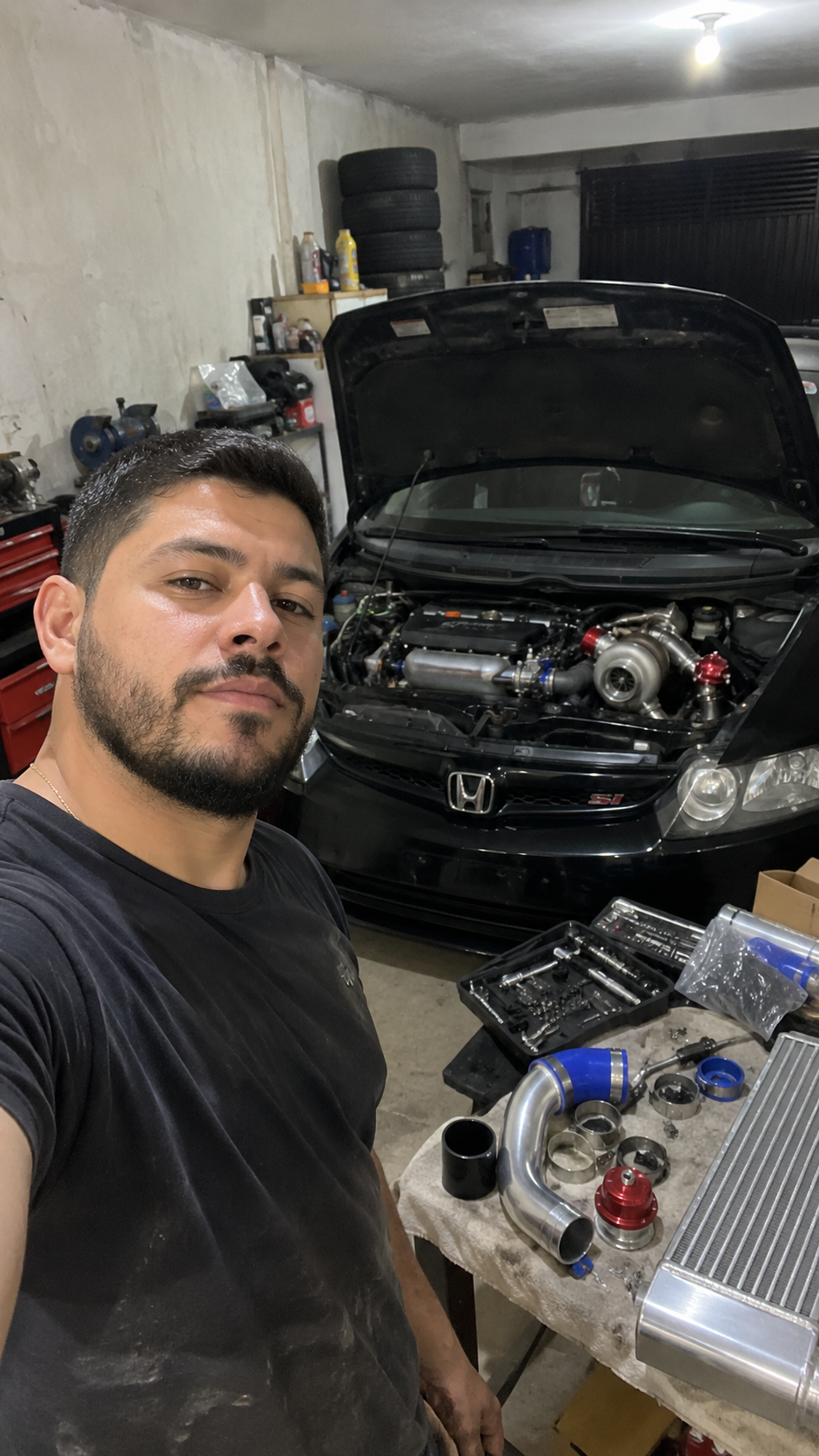 Projeto turbo brasileiro feito na garagem
